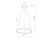 Подвесной светильник Nowodvorski Circolo Led M Silk Oliv E 11403