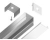 Профиль накладной для светодиодной ленты до 8мм Ambrella Light Illumination GP1650AL