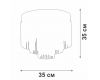 Потолочная люстра Vitaluce V53570-8/7PL