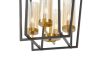 Подвесная люстра Lumina Deco Afres LDP 1246-4 BK+MD