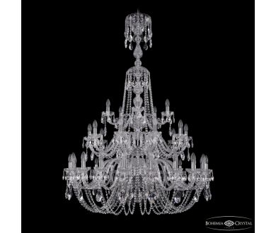 Купить Подвесная люстра Bohemia Ivele Crystal 1402/20+10+5/400/XL-158/3d Ni Подвесная люстра Bohemia Ivele Crystal 1402/20+10+5/400/XL-158/3d Ni