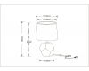 Настольная лампа Arte Lamp Zibal A5005LT-1WH