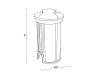 Ландшафтный светильник Maytoni Flash O044DL-L1S3K1