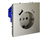 Розетка с USB, A+C Voltum S70 VLS040504 (шелк)