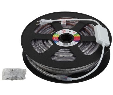 Купить Светодиодная лента Эра 220В 5050 14,4Вт/м RGB 20м IP67 LS5050-14,4-60-220-RGB-IP67-20m Б0043097 Светодиодная лента Эра 220В 5050 14,4Вт/м RGB 20м IP67 LS5050-14,4-60-220-RGB-IP67-20m Б0043097