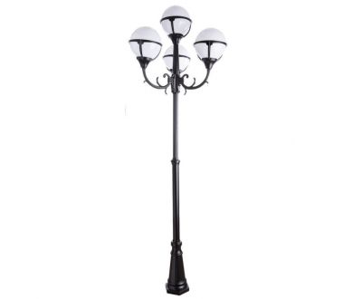 Купить Садово-парковый светильник Arte Lamp Monaco A1497PA-4BK Садово-парковый светильник Arte Lamp Monaco A1497PA-4BK