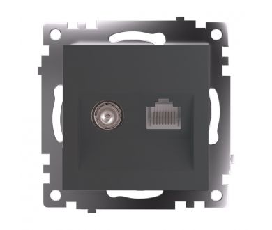 Купить Розетка TV + RJ-45 Stekker Катрин GLS00-7106-06 49417 Розетка TV + RJ-45 Stekker Катрин GLS00-7106-06 49417