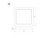 Встраиваемый светильник Arlight CL-Fiokk-S300x300-25W Day4000-Mix 034472