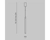 Подвесной светодиодный светильник Maytoni Technical Ray P022PL-L20G3K