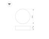 Потолочный светильник Arlight IM-RONDO-EMERGENCY-3H-R600-64W Day4000 (BK, 120 deg, 230V) 041076