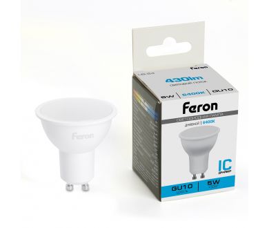 Купить Лампа светодиодная Feron LB-24 GU10 5W 6400K 51217 Лампа светодиодная Feron LB-24 GU10 5W 6400K 51217