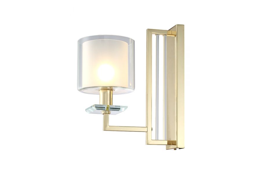 Бра Crystal Lux Nicolas AP1 Gold/White