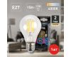 Лампа светодиодная Эра E27 15W 4000K F-LED A60-15W-840-E27 Б0046983