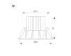 Встраиваемый светильник Arlight MS-FOGGY-BUILT-R86-10W Warm3000 (WH, 60 deg, 230V) 044623