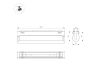 Трековый магнитный светильник Arlight MAG-VIBE-FLAT-TURN-L305-12W Warm3000 (WH, 110 deg, 48V) 044448