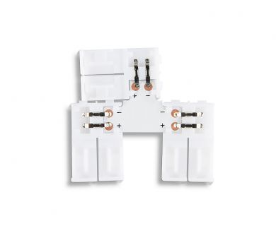 Купить Соединитель T для светодиодной ленты 2835 12/24V (2 конт.) GS6901 (5шт) Ambrella Light Illumination GS6901 Соединитель T для светодиодной ленты 2835 12/24V (2 конт.) GS6901 (5шт) Ambrella Light Illumination GS6901