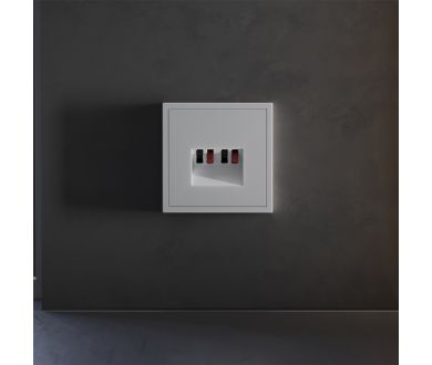 Купить Накладка для розетки акустической 4-местной Voltum S70 (серый) VLS001516 Накладка для розетки акустической 4-местной Voltum S70 (серый) VLS001516