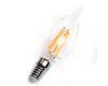 Лампа светодиодная Feron LB-718 Свеча на ветру E14 15W 6400K 38264