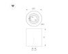 Накладной светильник Arlight SP-ACENTO-R95-10W Warm3000 (WH, 20-45 deg, 230V) 055742