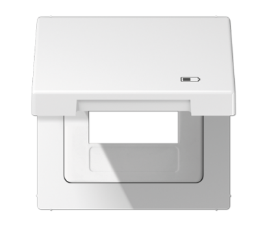 Купить Рамка с подпружиненной крышкой для USB-механизмов Jung LS990BFKLUSBWW Рамка с подпружиненной крышкой для USB-механизмов Jung LS990BFKLUSBWW