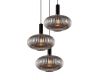 Подвесная люстра Lumina Deco Floril LDP 1216-3 GY+BK
