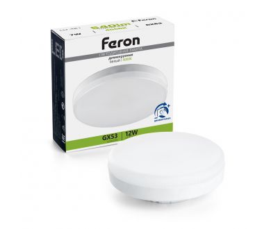 Купить Светодиодная диммируемая лампа Feron LB-456 GX53 12W 4000K 51065 Светодиодная диммируемая лампа Feron LB-456 GX53 12W 4000K 51065