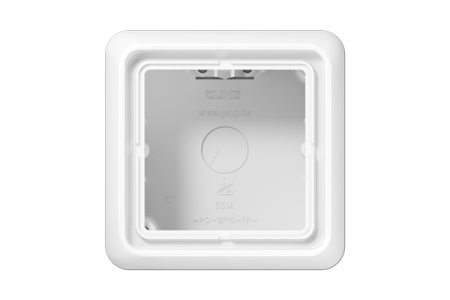 Коробка одноместная Jung CD581AWW