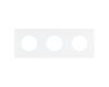 Рамка стеклянная на 3 поста Arlight FRM-GLARE-GC-3-WH 043838