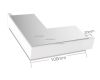 Угол Arlight S2-LINE-4067-L90W внешний 021252