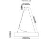 Подвесной светильник Wertmark Edera WE510.02.723