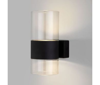 Купить Настенный светильник Eurosvet Watford 40021/1 LED чёрный/прозрачный a062086 Настенный светильник Eurosvet Watford 40021/1 LED чёрный/прозрачный a062086