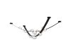 Подвесной светодиодный светильник Crystal Lux Bosque SP7 L3000 Black/Transparent