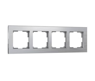 Купить Рамка на 4 поста Werkel Aluminium алюминий W0041706 4690389158070 Рамка на 4 поста Werkel Aluminium алюминий W0041706 4690389158070