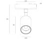Трековый светильник SWG PRO SL-SLIM-SPBL-20-CCT 022090