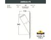 Уличный настенный светильник Fumagalli DR2.571.000.WYF1R