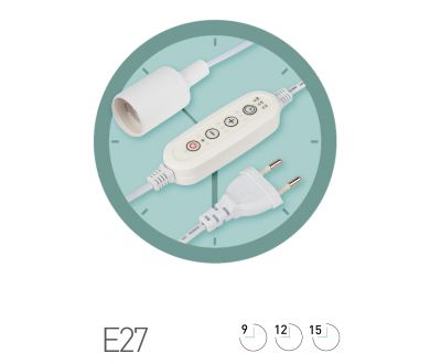 Купить Светильник для растений Эра FITO-Time Holder E27 3 м Б0064279 Светильник для растений Эра FITO-Time Holder E27 3 м Б0064279
