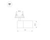 Спот Arlight LGD-ARTEMIS-BUILT-FLAP-R55-12W Warm2700 (BK, 8-80 deg, 230V) (IP20 Металл) 062274