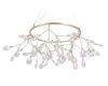 Подвесная люстра Crystal Lux Evita EVITA SP45 D GOLD/TRANSPARENT