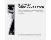 Профиль накладной Apeyron ширина ленты до 12мм (рассеиватель, заглушки - 2шт) 08-43