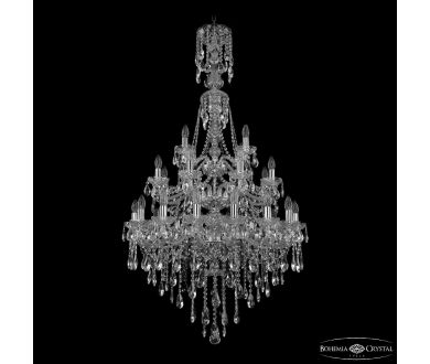 Купить Подвесная люстра Bohemia Ivele Crystal 1415/16+8+4/300/XL-155/3d Ni Подвесная люстра Bohemia Ivele Crystal 1415/16+8+4/300/XL-155/3d Ni