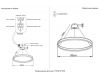 Подвесная люстра Crystal Lux TRON SP70W LED BLACK