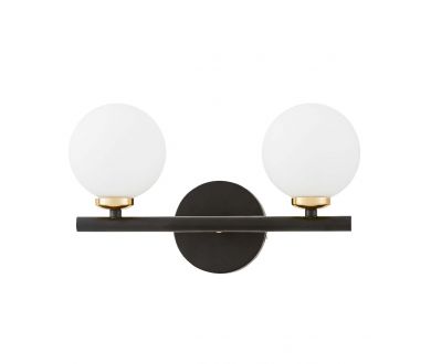 Купить Бра Lumina Deco Marsiada LDW 6033-2 BK+F.GD Бра Lumina Deco Marsiada LDW 6033-2 BK+F.GD