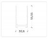 Шинопровод накладной Ambrella Light Magnetic 220V GL1003