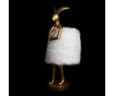 Купить Настольная лампа Loft IT Lapine 10315/B White fluff Настольная лампа Loft IT Lapine 10315/B White fluff