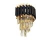 Настенный светильник Lumina Deco Funneli LDW 6003-2 BK+F.GD