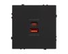 Механизм розетки с быстрой USB зарядкой Arlight SCT-NOBE-MUAC-SFPL-FC-BK (65W, QC3) 054317