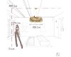Подвесная люстра Loft IT Escama 10396/1000C