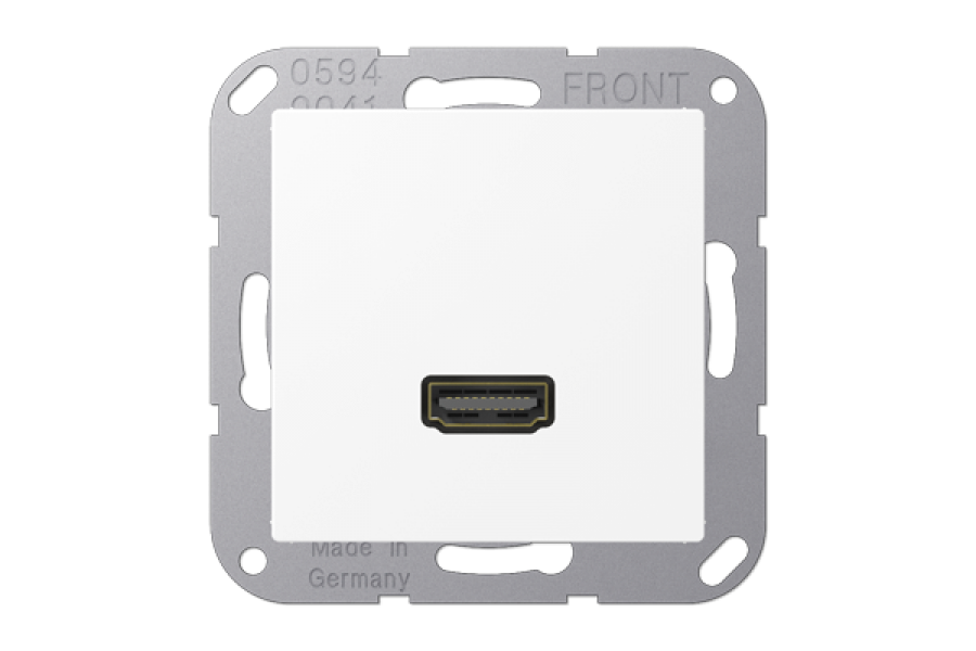 Розетка HDMI Jung MAA1112WWM