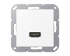 Розетка HDMI Jung MAA1112WWM