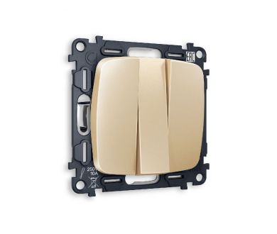 Купить Комплект механизма 3-кл выключателя Ambrella Volt Omega MO605010 Комплект механизма 3-кл выключателя Ambrella Volt Omega MO605010